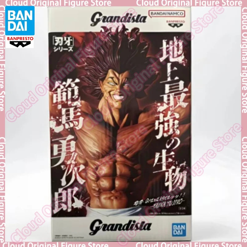In Stock 100% Original BANDAI Grandista BANPRESTO Hanma Yujirō Pvc 31cm Anime Figures Collectible Model Toys