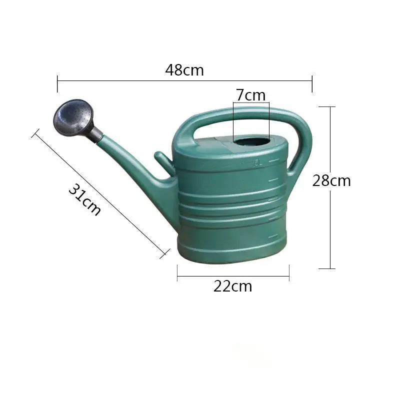 1Pc 5L Watering Can Plastic Essential Watering Can Light Weight Can Watering Can Indoor Outdoor Family Gardening Garden Supplies