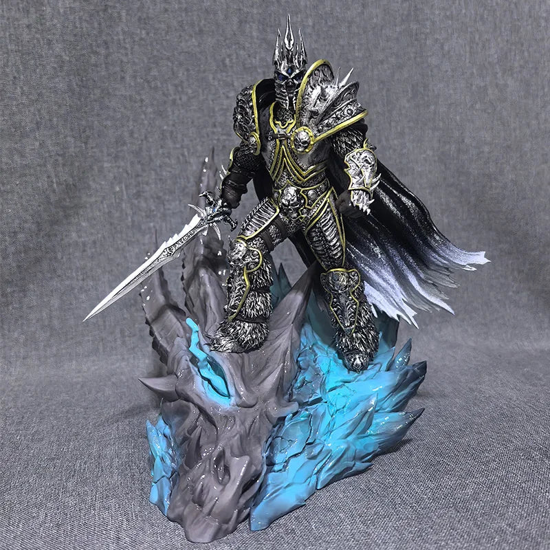 25-27cm World of Warcraft Varian Jaina Guldan Tyrande Arthas Varok Anime Figures Desktop Ornament Decoration Best Gifts for Boys