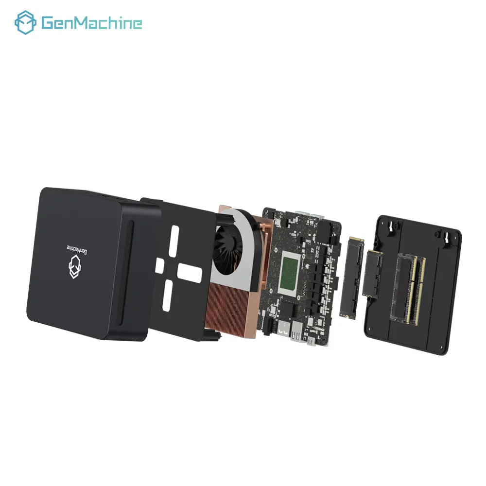 GenMachine Mini PC Windows 11 Ryzen 4500U 4600H 4700U 4800H 5500U 5600H ES DDR4 3200mhz WiFi6 diy gaming computer gaming pc