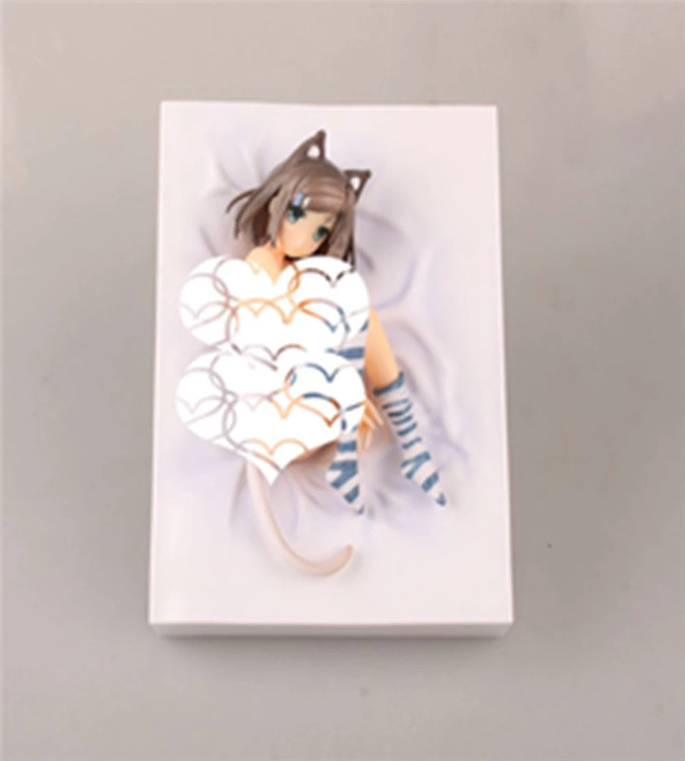 10CM Anime Tsutsukakushi Tsukiko Figure The HENTAI prince and the stony cat sleeping posture model toy gift Action Figure