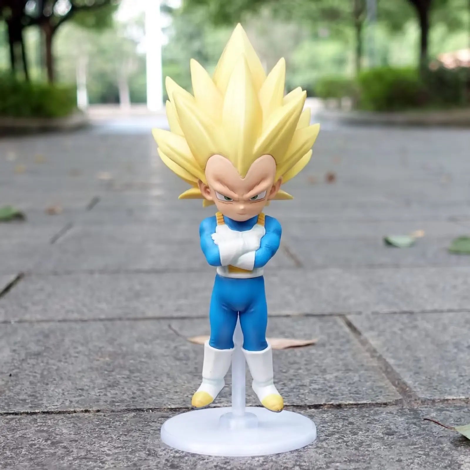 2026 New Q Version Dragon Ball Ssj3 Vegeta Figure  Super Saiyan 3 Goku Action Figures Collection Model Toys Birthday Gifts Decor