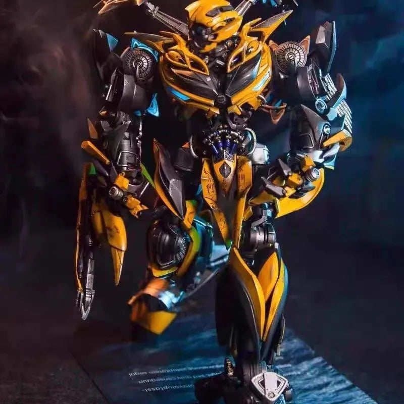 1: 18 Bumblebee Alloy Version Comicave Transformation Cs Action Figure Handmade Toy Movable Robot Diamond Model Alloy Model Toy
