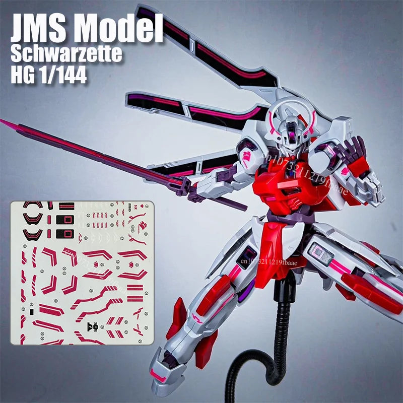 В наличност JMS Model Schwarzette HG 1/144 MDX-0003 Комплект за сглобяване на модели, играчки, екшън фигурки, пластмасов комплект за модели, подарък