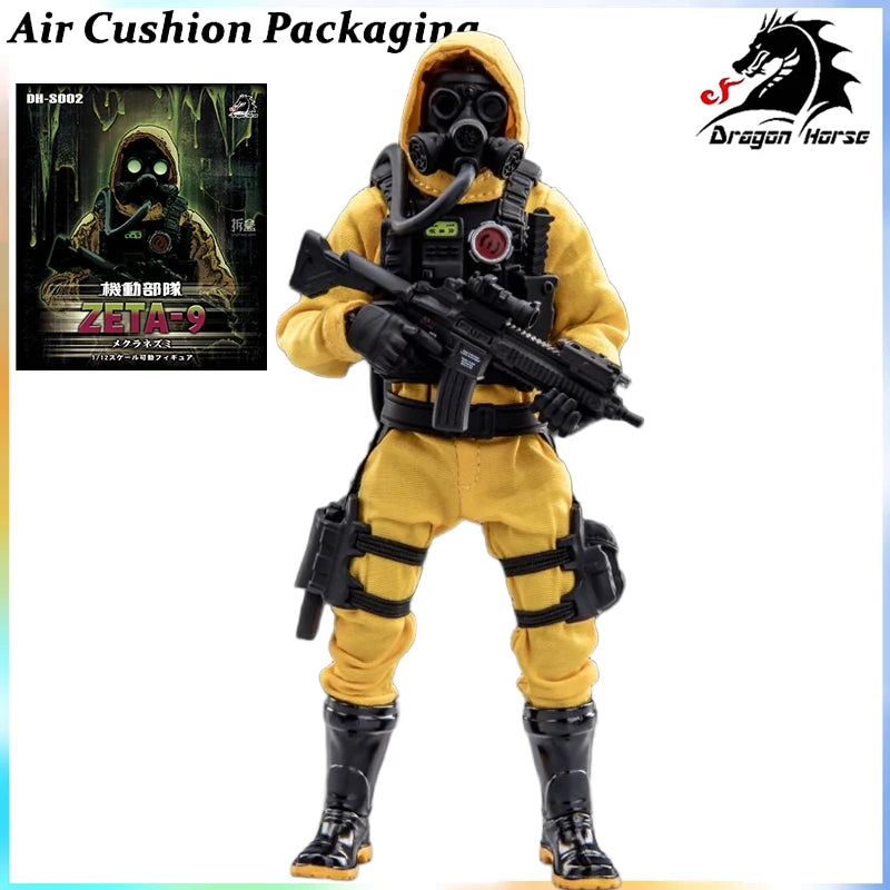 DRAGON HORSE Genuine SCP Mobile Task Force D-level Personnel Are Lucky Mole Red Right Biochemical Corps Action Figures Model Toy