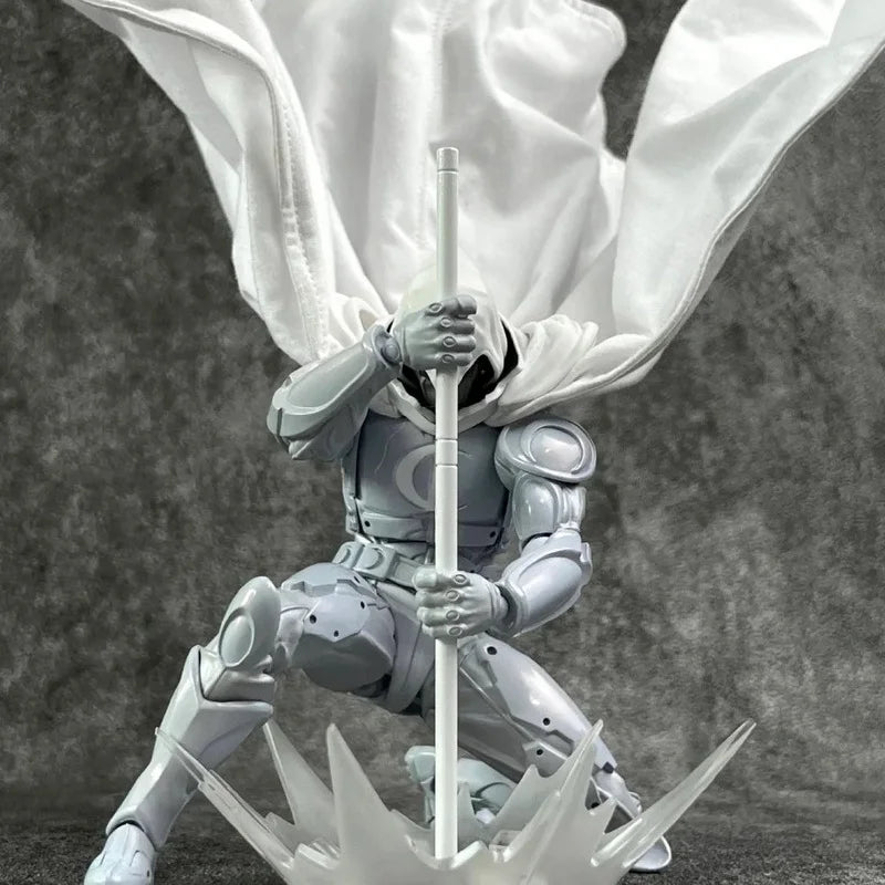Kaiyodo Revoltech Yamaguchi No.178 Action Figure Moon Knight Set Garage Kit Mechanical Knight Action Figure Collect toys Gifts