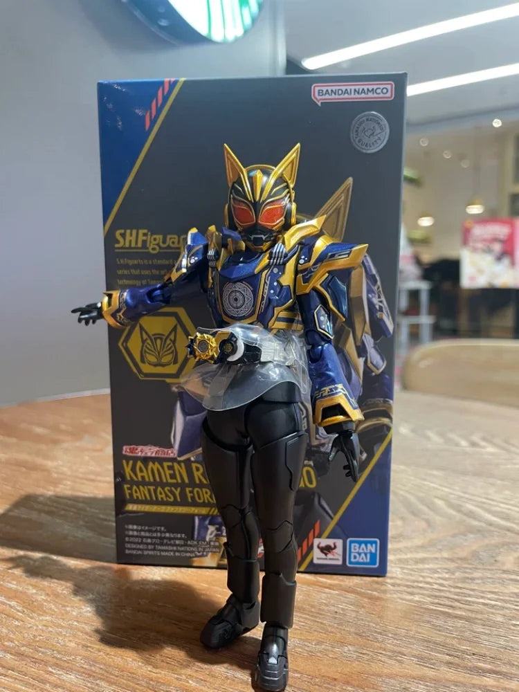 Bandai In Stock 14cm Limited Shf Kamen Rider Geats Nago Fantasy Form Collectible Action Figure For Adult Collection