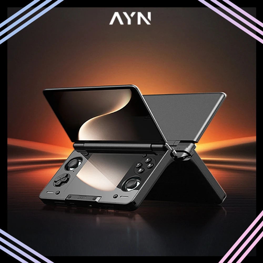 AYN Thor Game Console 6inch 1080P 120Hz AMOLED Screen 6000mAh Portable Android Handheld Console Dual Screen Flip Game Machine