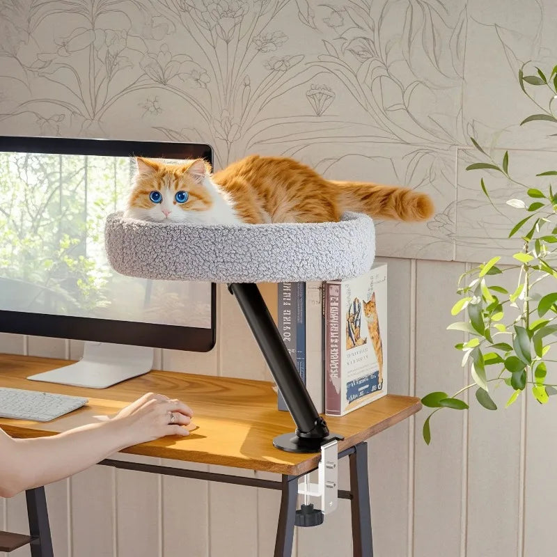 Floating Cat Nest Desktop Cat Beds Office Cats Climbing Frame Desk Cats Crawler Frame Home Pet Products