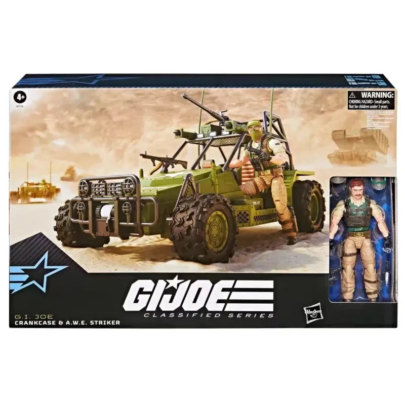 New Original Hasbro G.I. Joe Classified Series  #171 Crankcase & A.W.E. Striker Action Figure Model Toys Gift