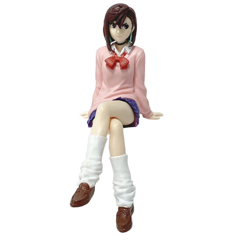Anime Dandadan Ayase Momo Shiratori Aira Sitting posture S.H.Figuarts Transformed Assembly PVC Action Figures Model Toy Gift
