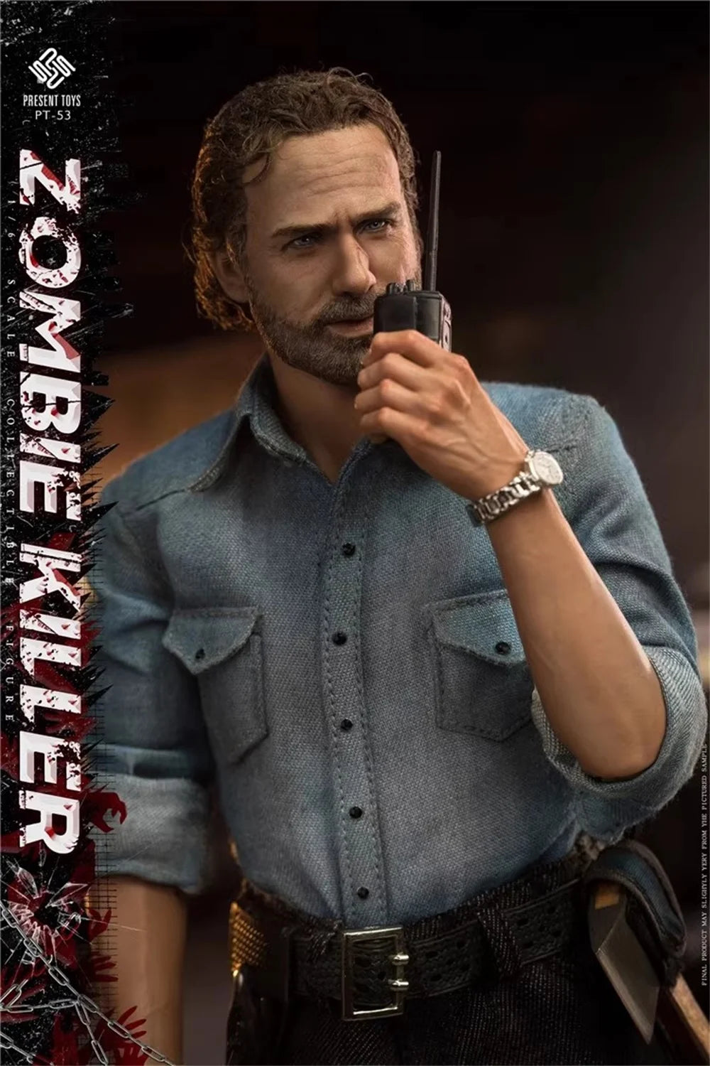 In Stock For Sale 1/6 Present Toys PT-sp53 The Walking Dead Rick Guy Warrior Solder Full Set Moveable Action Figure For Collect