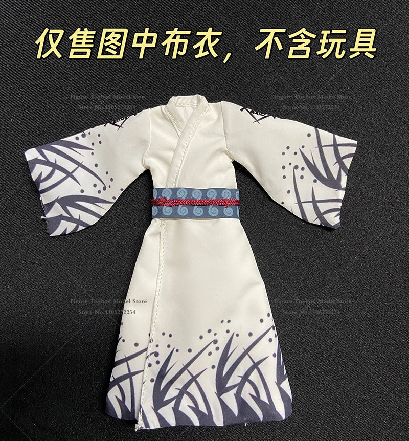 1/12 Shimotsuki Ryuma Soldier Final Battling Green Mini Long Robe Toys Clothes Accessory For Anime One Piece 6" Shf Figure Cos