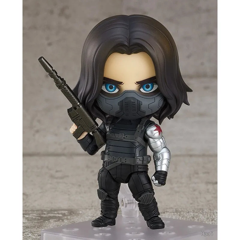 GSC Original NENDOROID Series 1617-DX Winter Soldier DX Edition Action Figure Model Toys Movable Model Ornaments Gifts Fo Boys