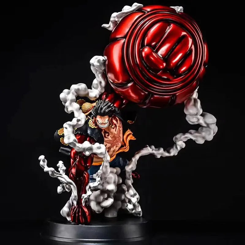 21CM Нова One Piece Gear Четвърта фигурка Змийски човек Луфи Маймуна D Луфи Фигурка Gear 4 Статуя Колекция Играчки Подарък