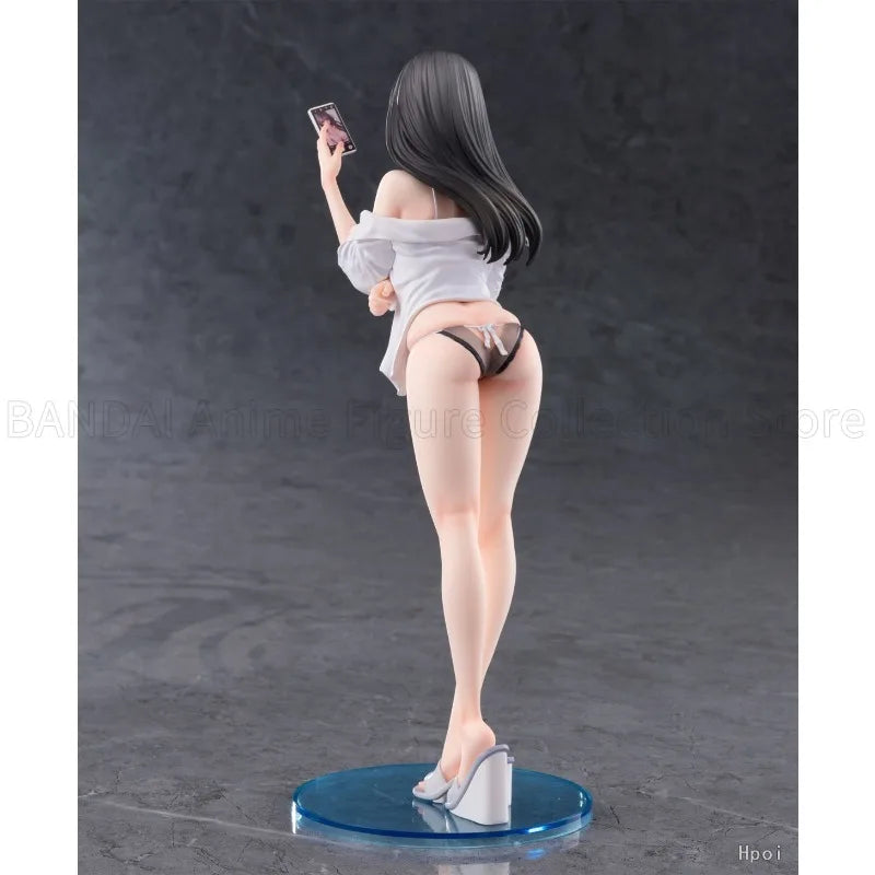 Original KAWA DESIGN Hitomio Shiliu's Original Painting Selfie Girl Normal Version/Deluxe Edition Anime Humanoid Toy Gift Model