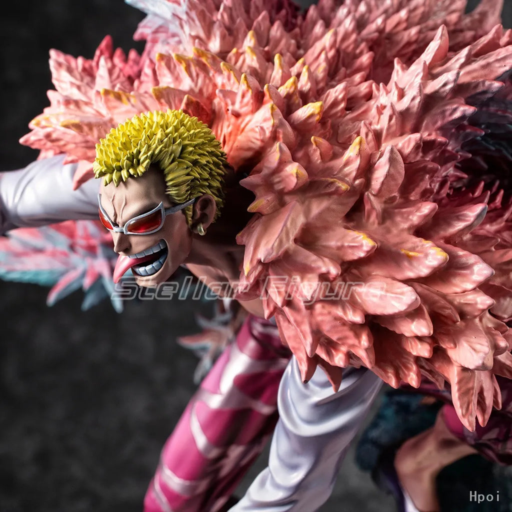 【SF】In Stock MegaHouse Portrait of Pirates SA MAXIMUM ONE PIECE Donquixote Doflamingo Figures Model Collection Gift