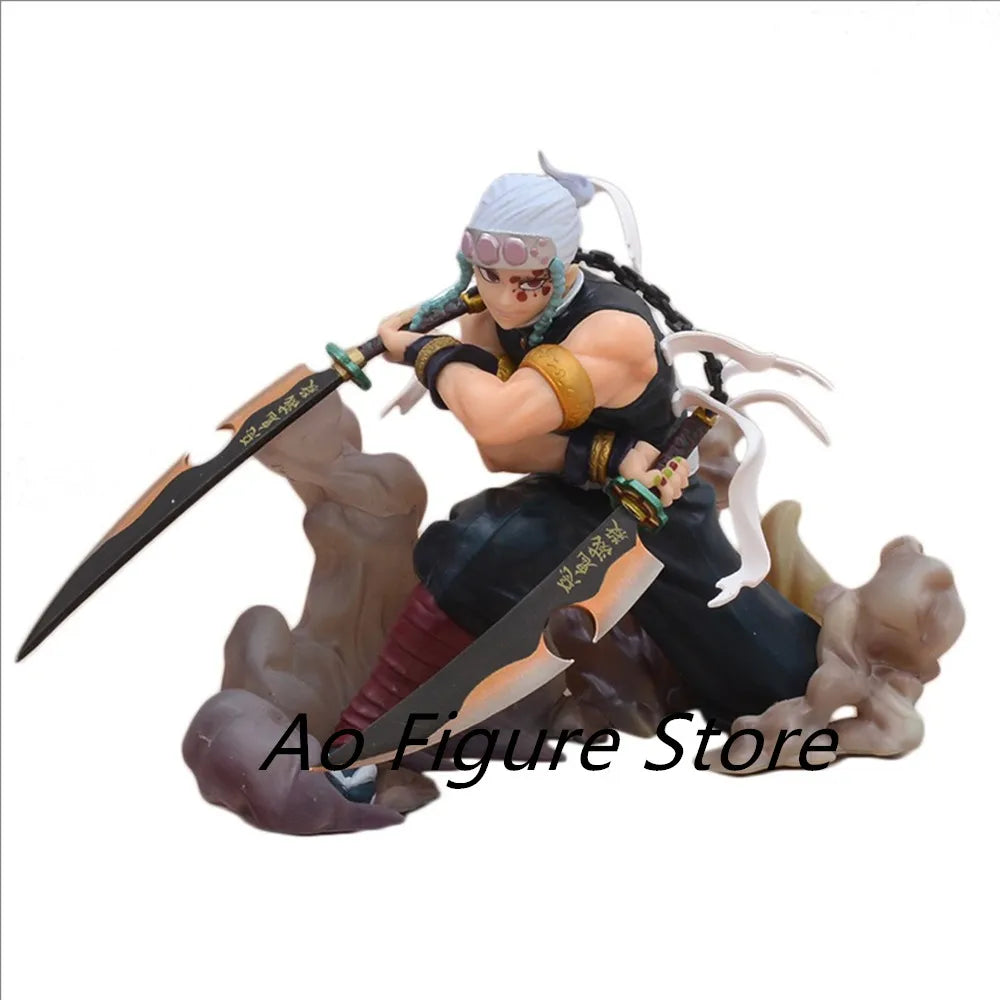 Dämon Slayer Uzui Tengen Anime Figur Figuarts NULL Tengen Uzui Action Figur Kimetsu keine Yaiba Figur Erwachsene Modell Puppe Spielzeug 14 cm