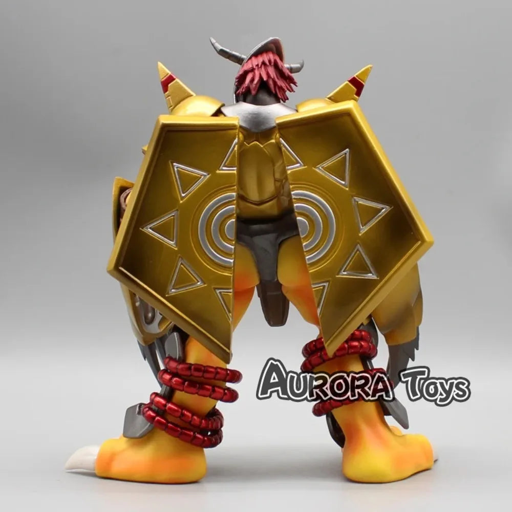 7.87in/20cm Anime Digimon Figures War Greymon Figure Garurumon Figure PVC Action Figures Collection Model Toys Gifts