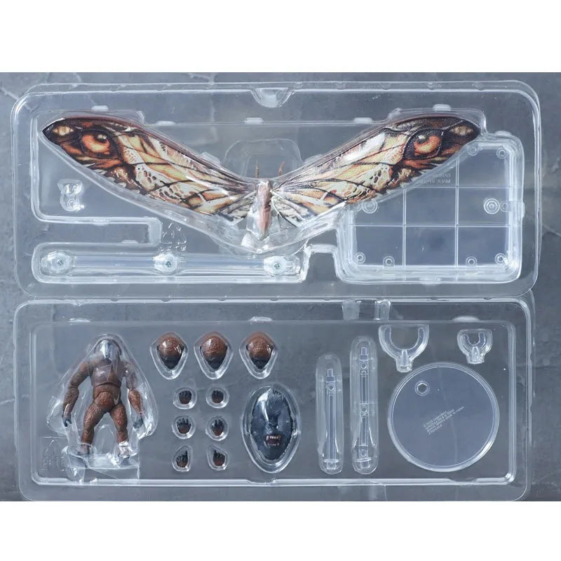 Bandai Genuine SHM Godzilla vs Kong: The New Empire Suko& MOTHRA (2024) Anime Action Figure Model Toys Ornaments Gift Children