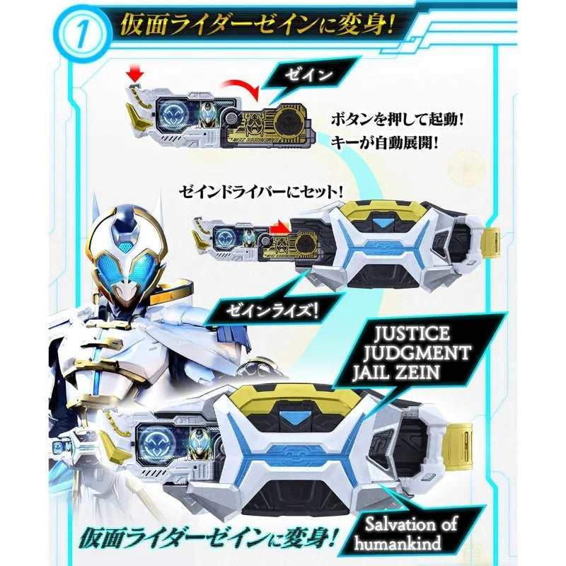 Bandai Genuine PREMIUM DX Kamen Rider Zero-One Anime Figure Zein Driver Action Toys for Kids Christmas Gift Collectible Model
