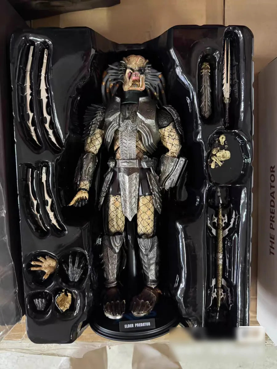 New 1/6 Scale The Predator Action Figure Scar Predator MMS190 PVC Hot Toys For Man Gift For Birthday Doll Anime Figure Model