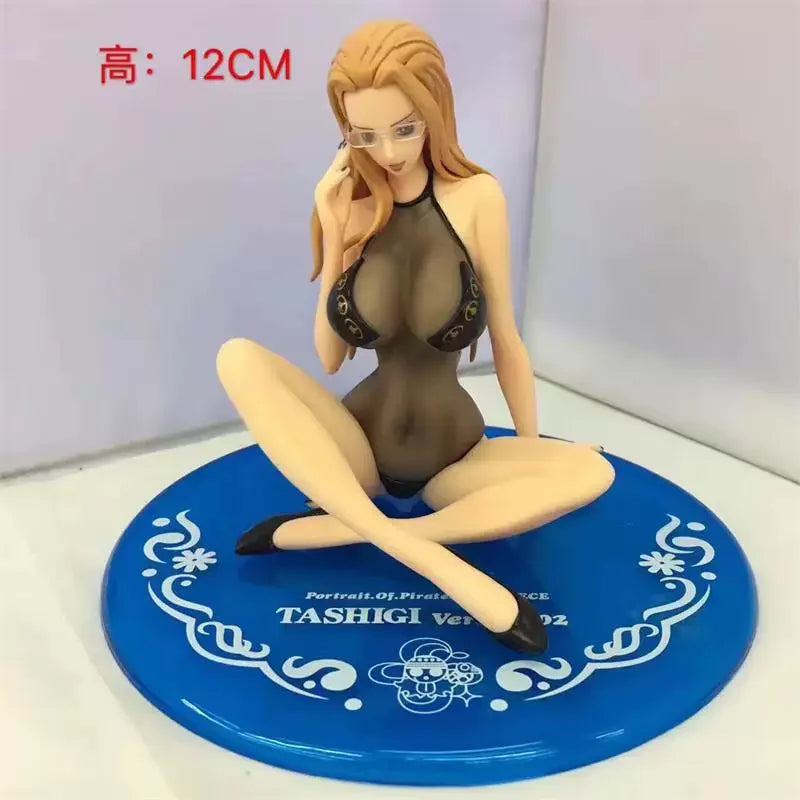 One Piece Kalifa 12cm Swimwear POP Figure - Boxed PVC Anime Action Statue  PC Case Desktop Decor Collectible Toy for Otaku ﻿