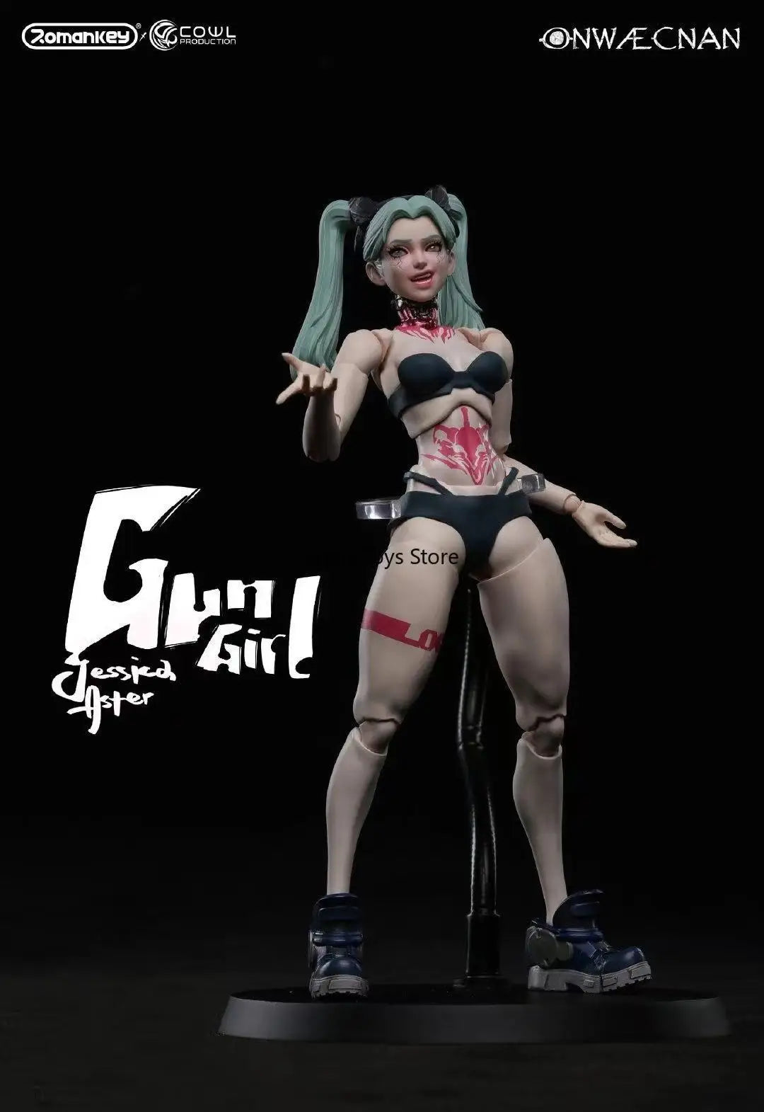 In stock Gun Girl Jessica Rebecca 1/12 Deluxe Edition Action Figure Model