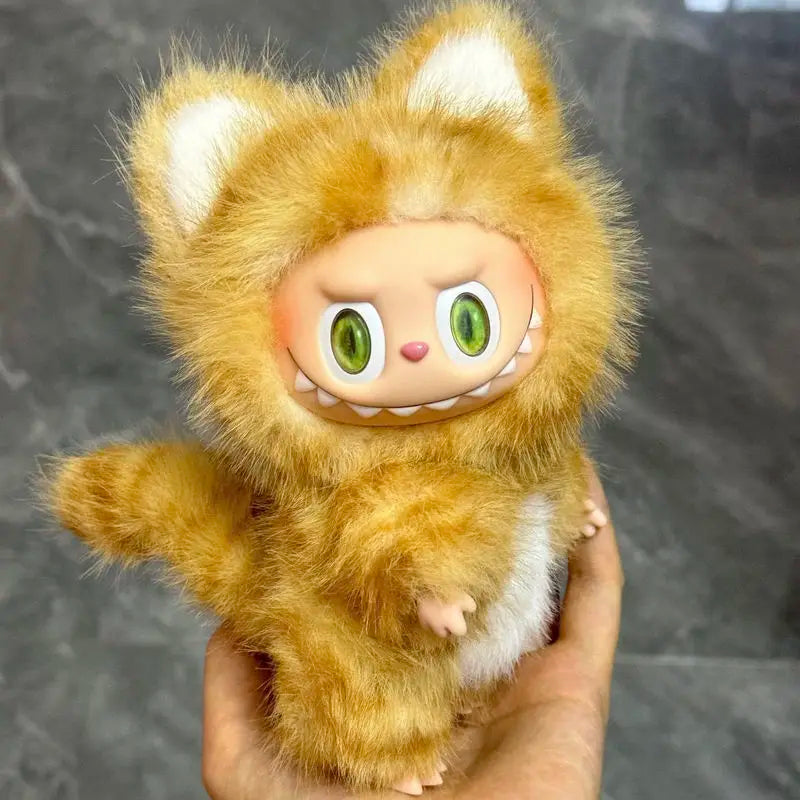 In Stock 17cm Lbb Cute Cat Doll Clothes Plush Hairy Hamidie V1 Series Standing Figure Pendant Accessory Gift Doll Accessories