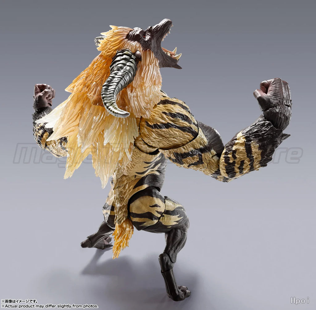 【MT】Original BANDAI SPIRITS S.H.MonsterArts MH Furious Rajang Action Figure Toy