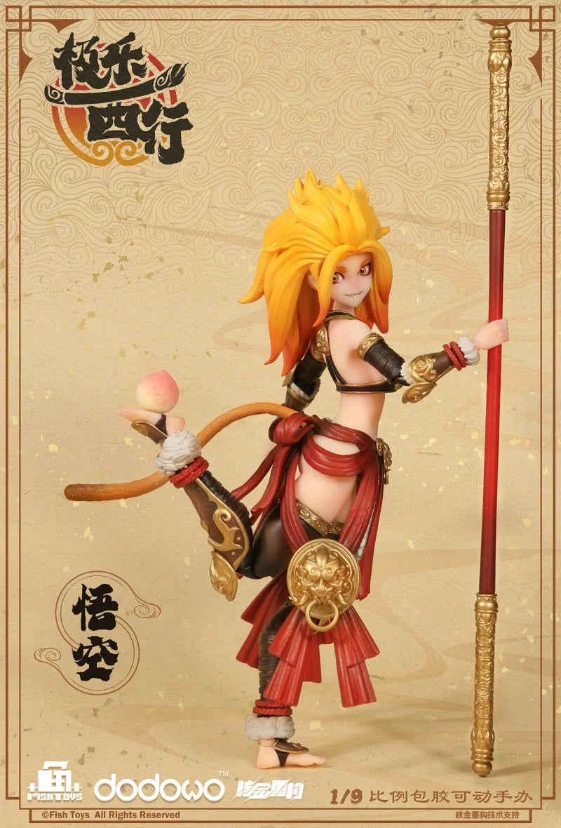 【Pre-Sale】 Dodowo X Fish Toys Journey to the West Wukong 1/9 Girl Action Model Collectible Figure Toys