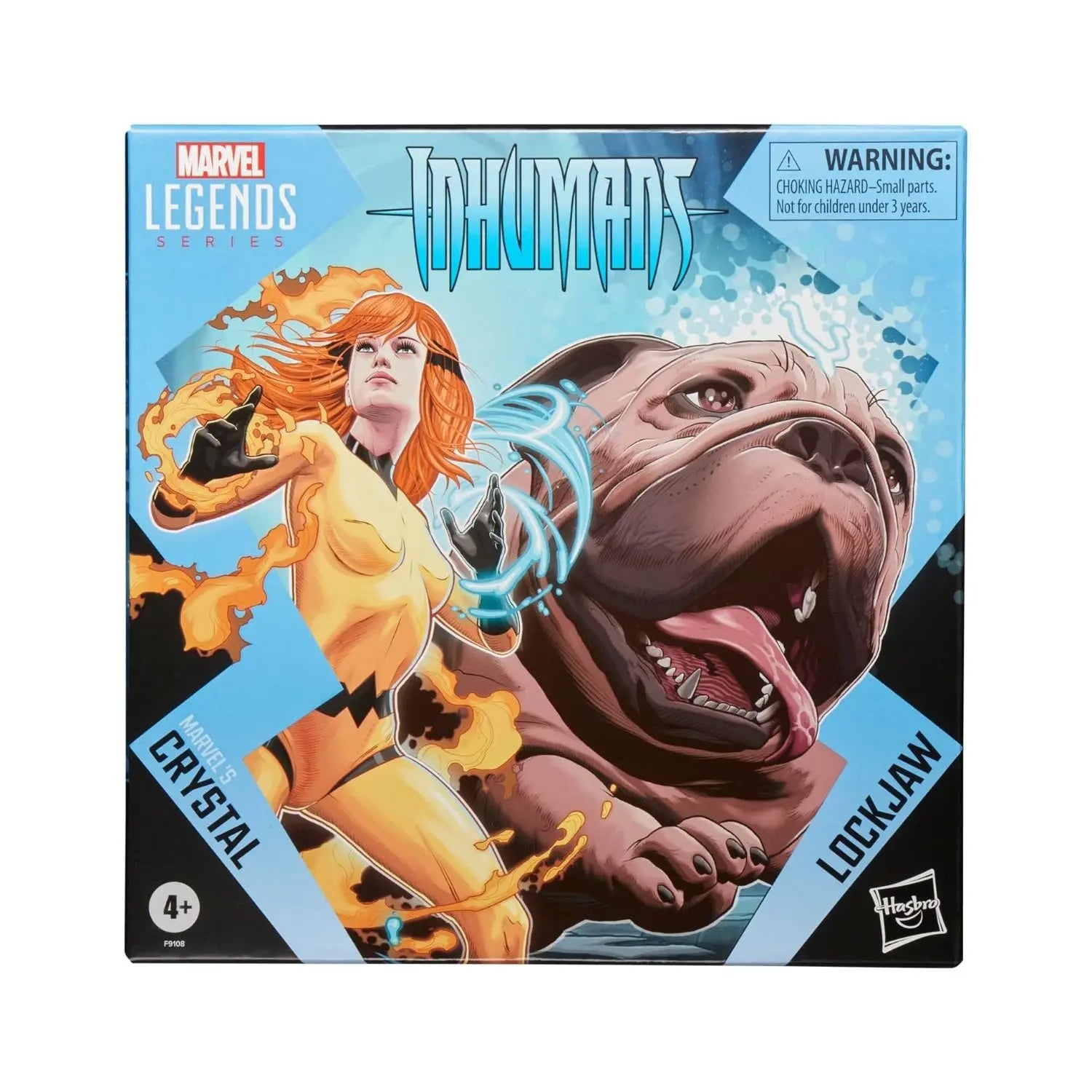 Marvel Legends Inhumans Crystal Lockjaw Deluxe Exclusive 6" Alien Crystal Princess Lock Toothed Dog Action Desktop Ornament Toy