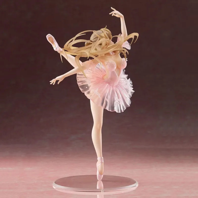 Swan Lake Ballet Dancer Resin Statue Pink Ballerina Figure Collection For Event Decor Ornament Birthday Gift Bulk Order