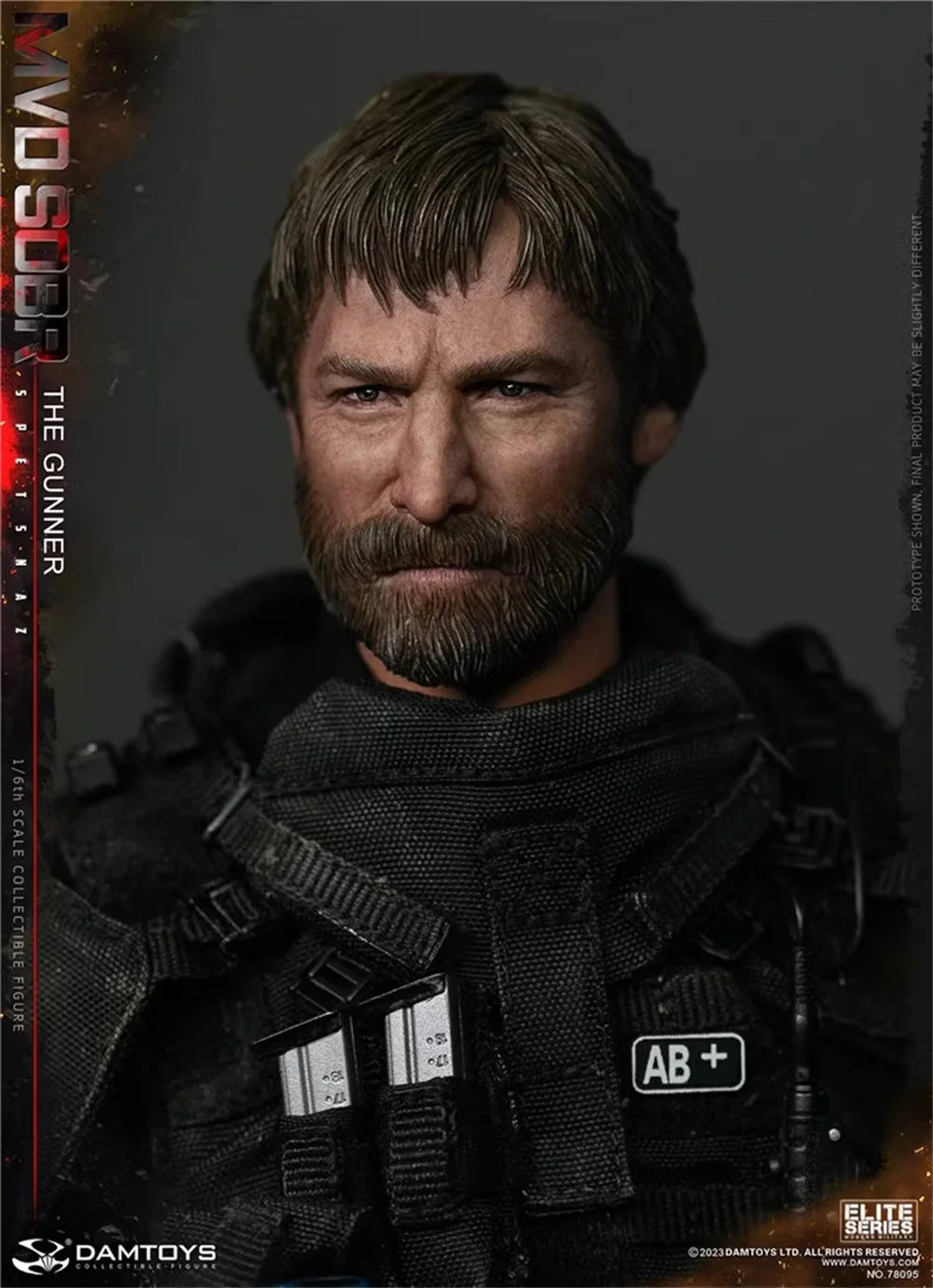 In Stock DAMTOYS DAM 78095 RUSSIAN Spetsnaz MVD SOBR PKM Gunner Soldier Full Set Action Figure Gift For Fans Collectable 1/6