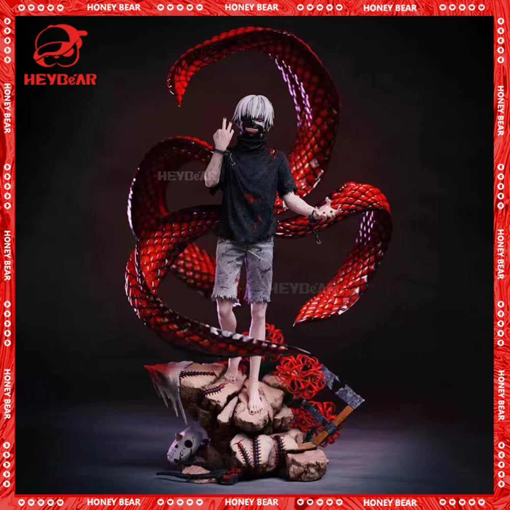 Токио Гул Аниме Фигурка Канеки Кен Екшън Фигурки Гул Фигурка от PVC Gk Статуя Модел Кукла Колекция Декор за бюро Играчки Подарък за рожден ден