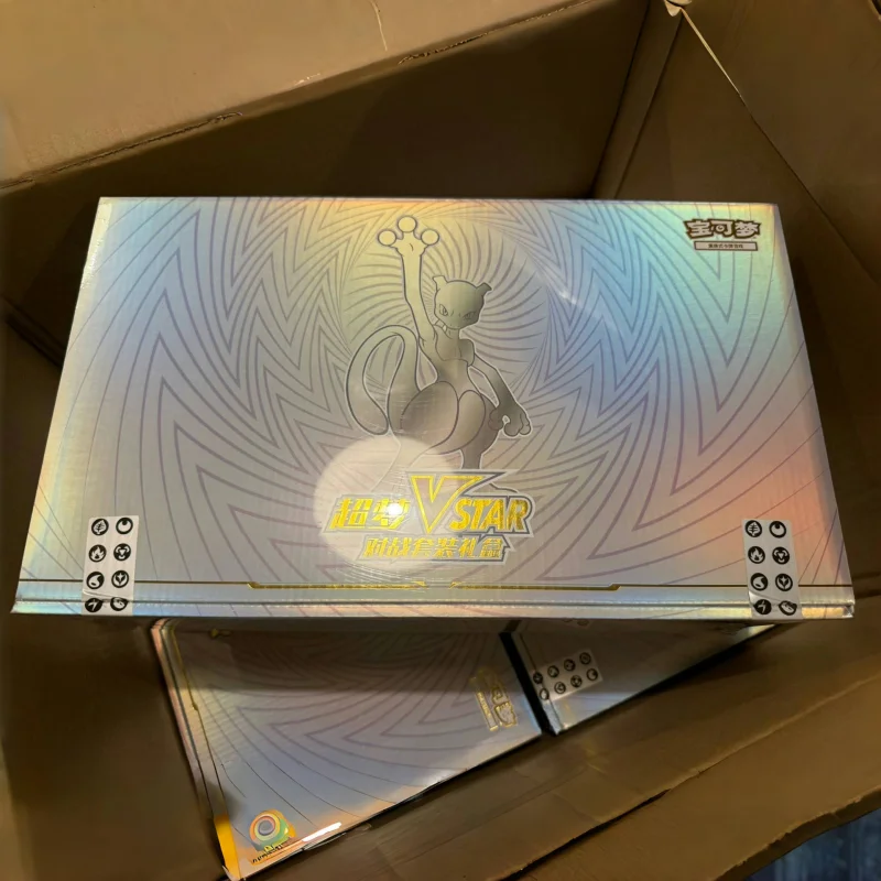 Original PokéM0n Trading Ptcg Cards Game Simplified Chinese 8.0 Charizard Vstar Mewtwo Collect Suit Gift Box Child Gift In Stock