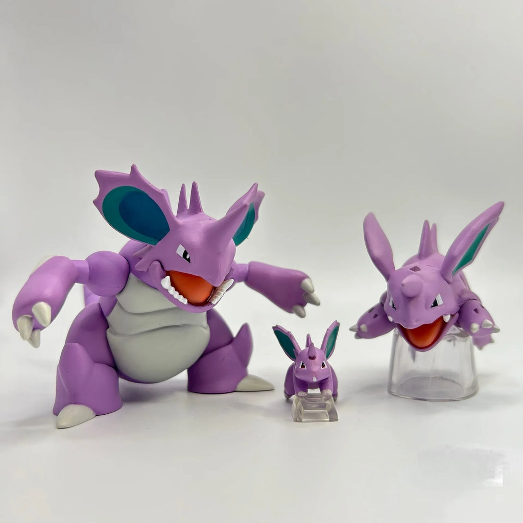 Nidoking Nidorino Nidoran Originalmaßstab Die Weltlegende der Elfen Niedliche Actionfigur Modellspielzeug
