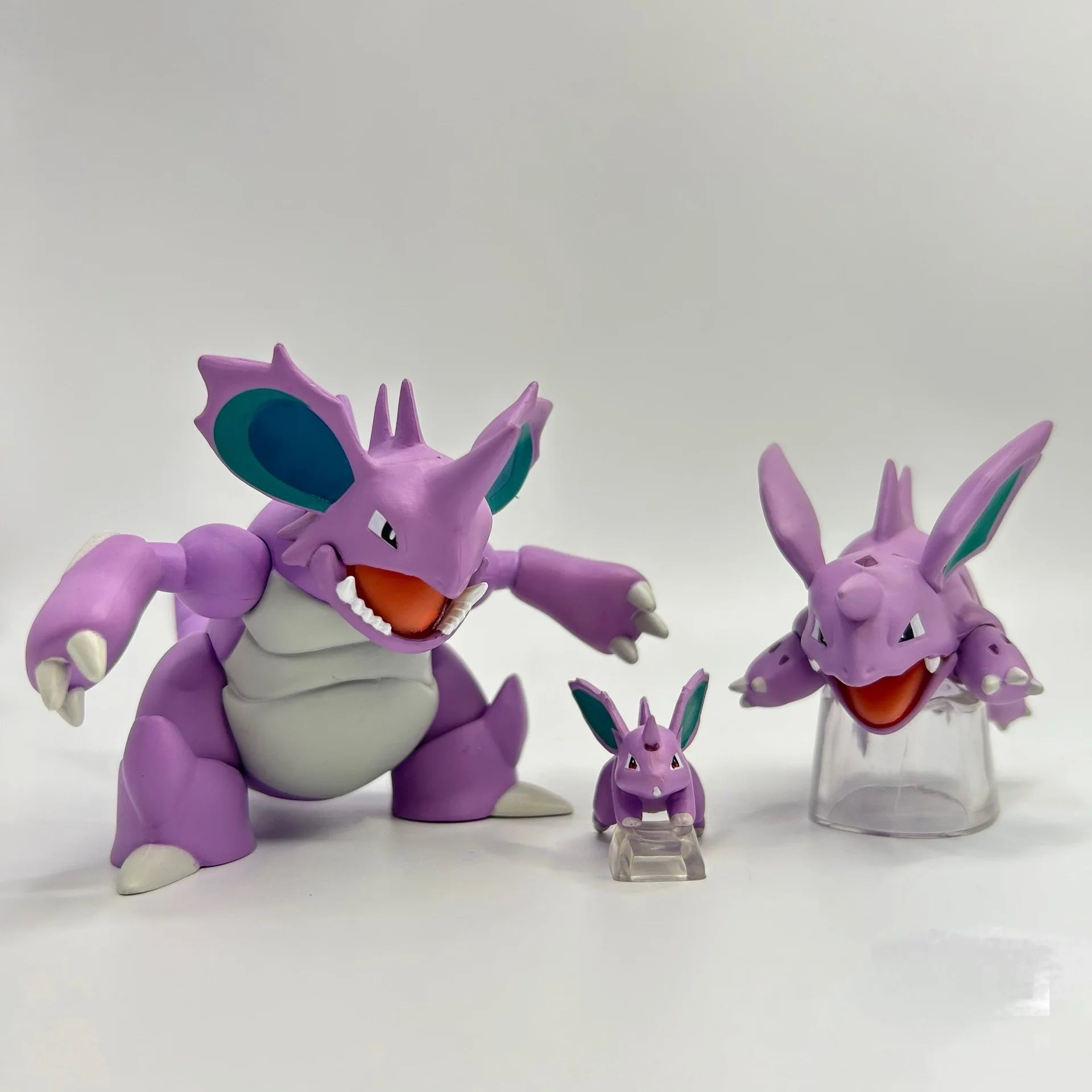Nidoking Nidorino Nidoran Originalmaßstab Die Weltlegende der Elfen Niedliche Actionfigur Modellspielzeug