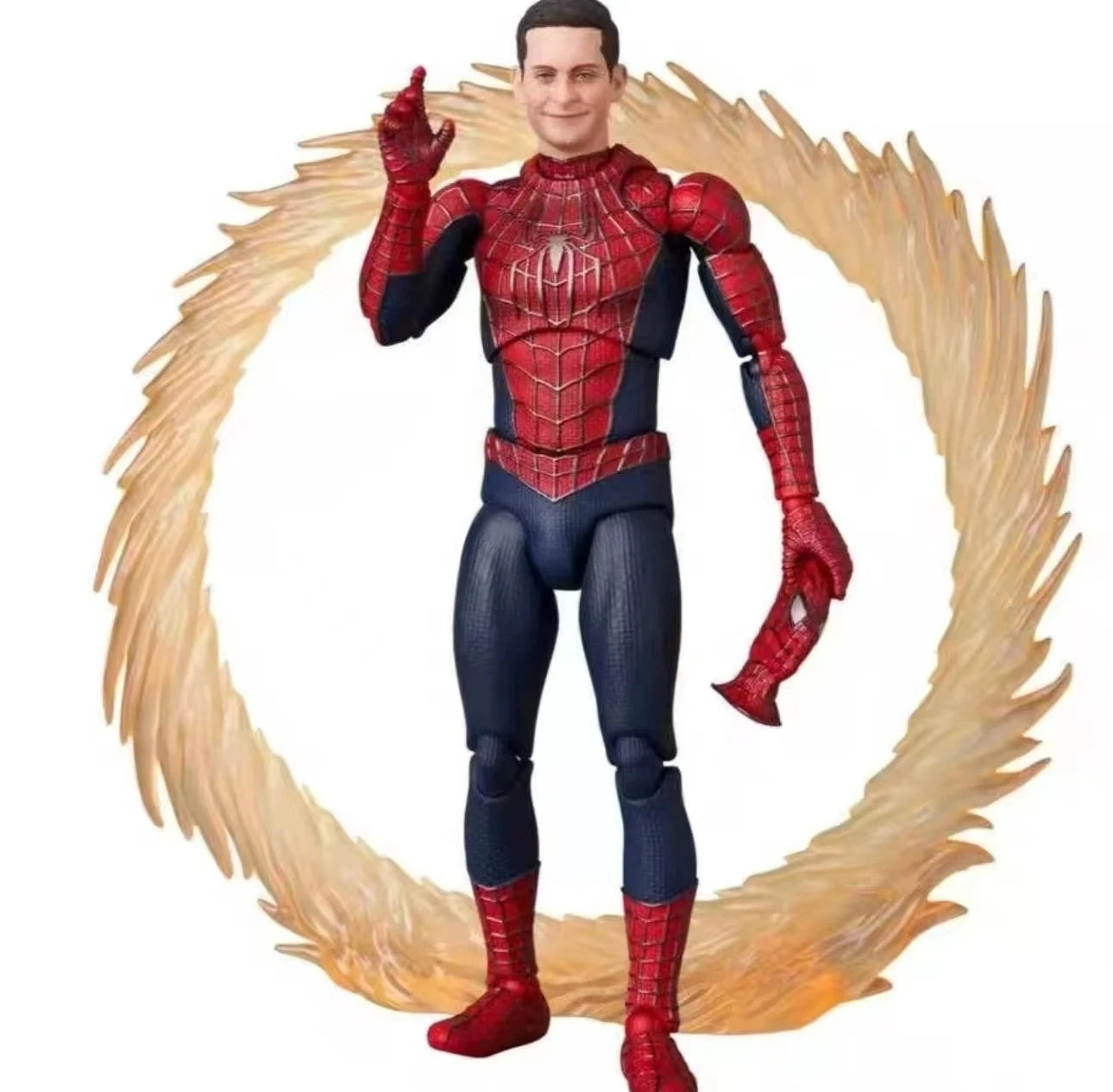 In Stock Medicon Toy Mafex 241 Tobey Maguire Spider Man No Way Home Friendly Action Figure Collectible Toy Gift