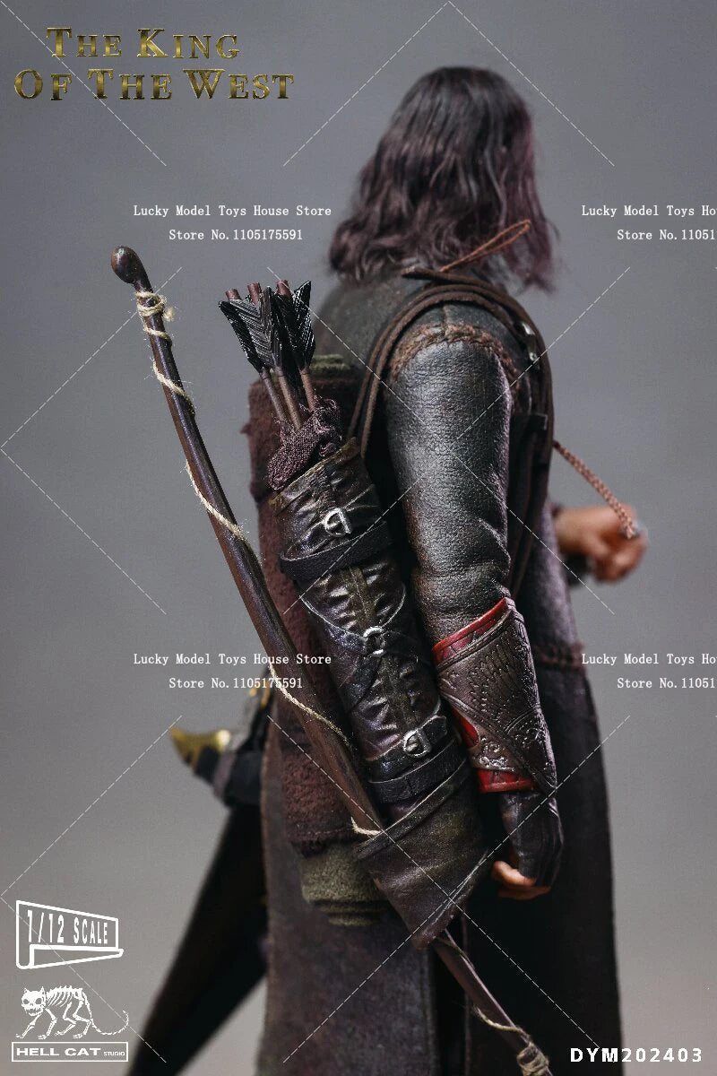 Hell Cat Studio DYM202403 1/12 Collectible Ranger Cloth Action Figure King of the West Fiction Movie 6inch Soldier Model Gift