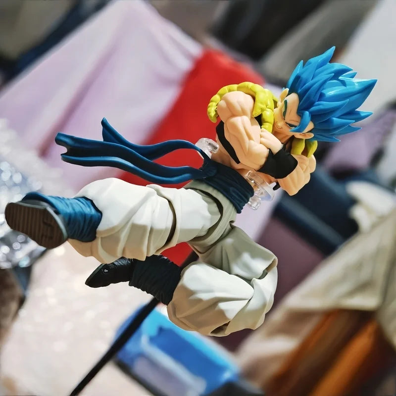 In Stock 1/12 Kamione Original Shf Fusion Warrior Series 02A 02B Version Gogeta Articulated Figure Decorative Model Toys Gifts