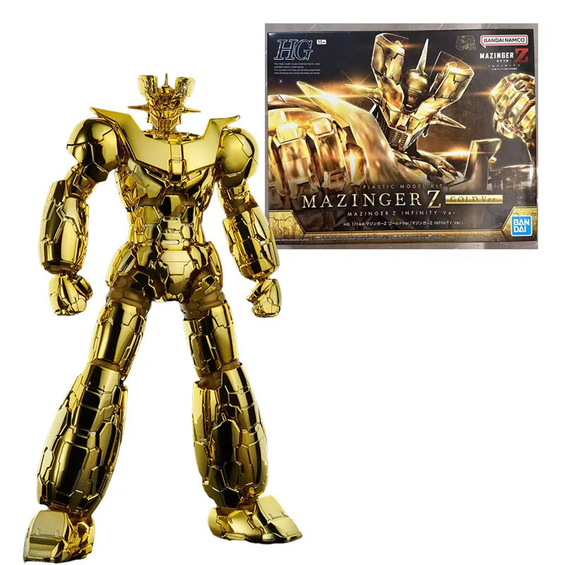 24 Hours Delivery Bandai Anime HG MAZINGER Z GENDIZER GETTER KOTETSU JEEG MAZINKAISER Original Model Toy Action Figure Gift