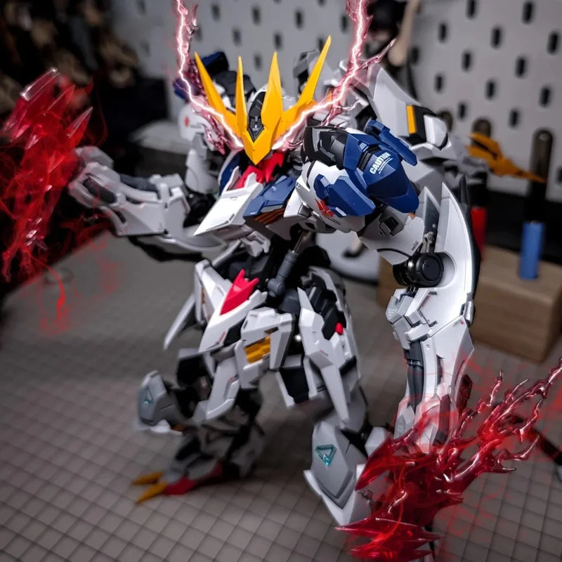 【IN STOCK】Wolf Technology Wolf King Alloy Skeleton 1/100 Barbatos Assembly Model Mecha Assembly Model Kit Action Figure Toy Gift