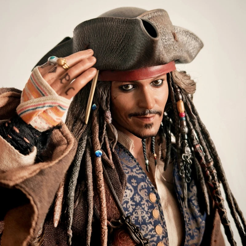 Genuine In Stock Captain Jack 1/6 Movable Action Figure 30cm Jack Pirates Caribbean Collection Ornaments  Model DX37 DX38 DX39