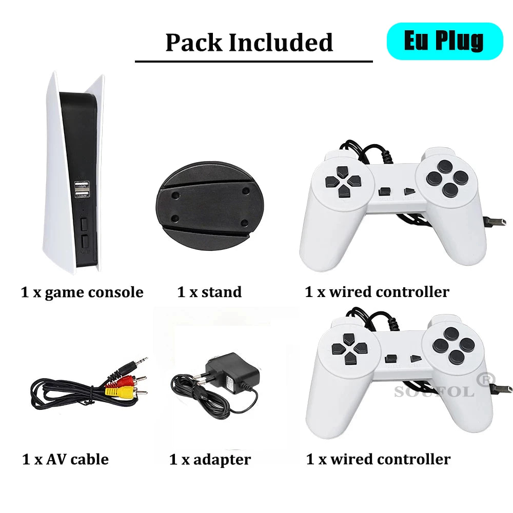 Game Station 5 Video Game Console With 200 Classic Game 8 Bit TV Consola Retro Handheld Kids USB Wired Gaming Player AV Output