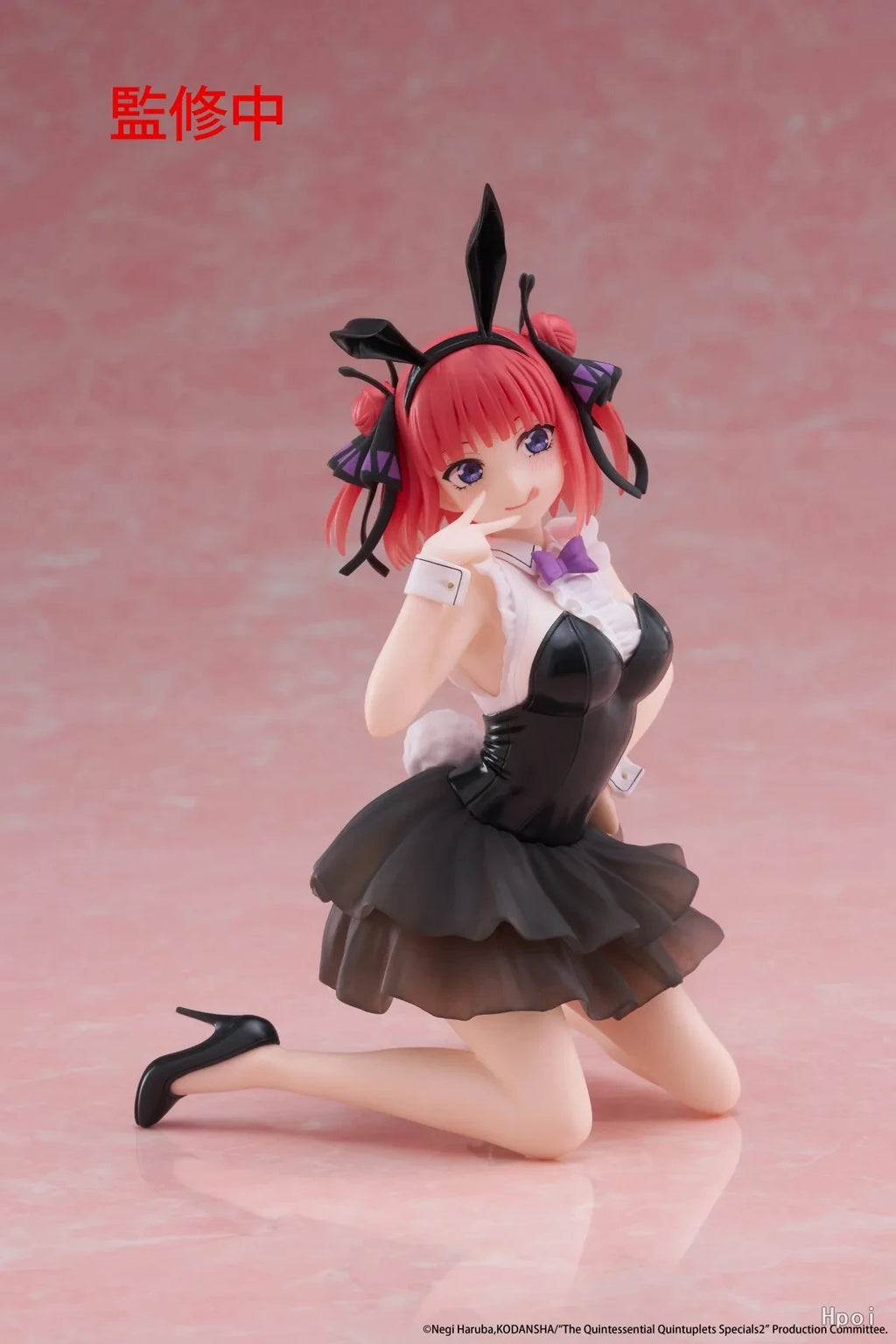 13CM Anime The Quintessential Quintuplets Nakano Nino Figure Bunny girl style Sitting Desktop Ornaments Action Model Doll Toy