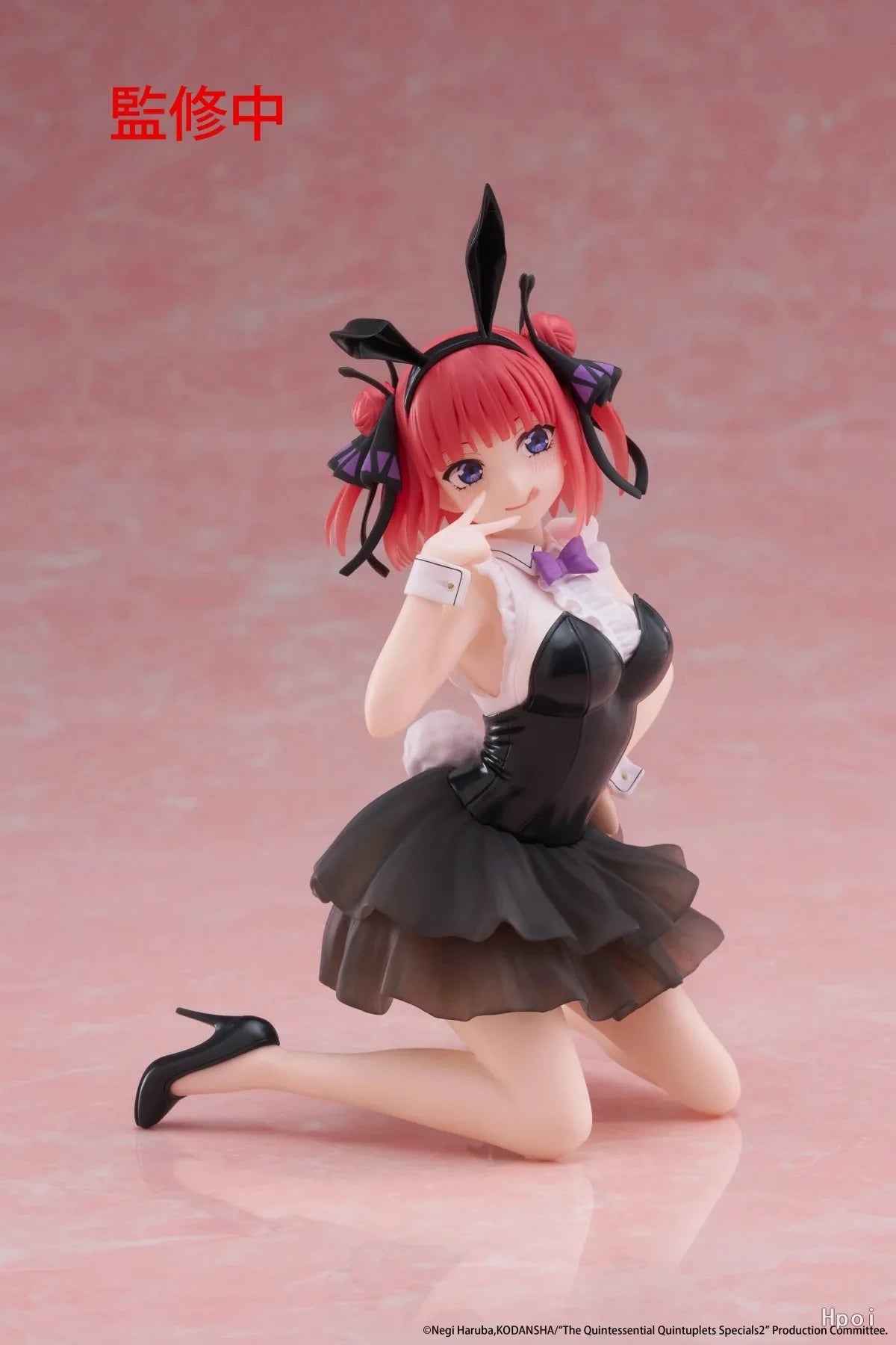 13CM Anime The Quintessential Quintuplets Nakano Nino Figure Bunny girl style Sitting Desktop Ornaments Action Model Doll Toy