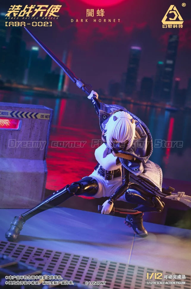 【In Stock】Huanyu Technology ABA-002 ARMED BATTLE ANGELS Series DARK HORNET 1/12 Action Figure Collection Model