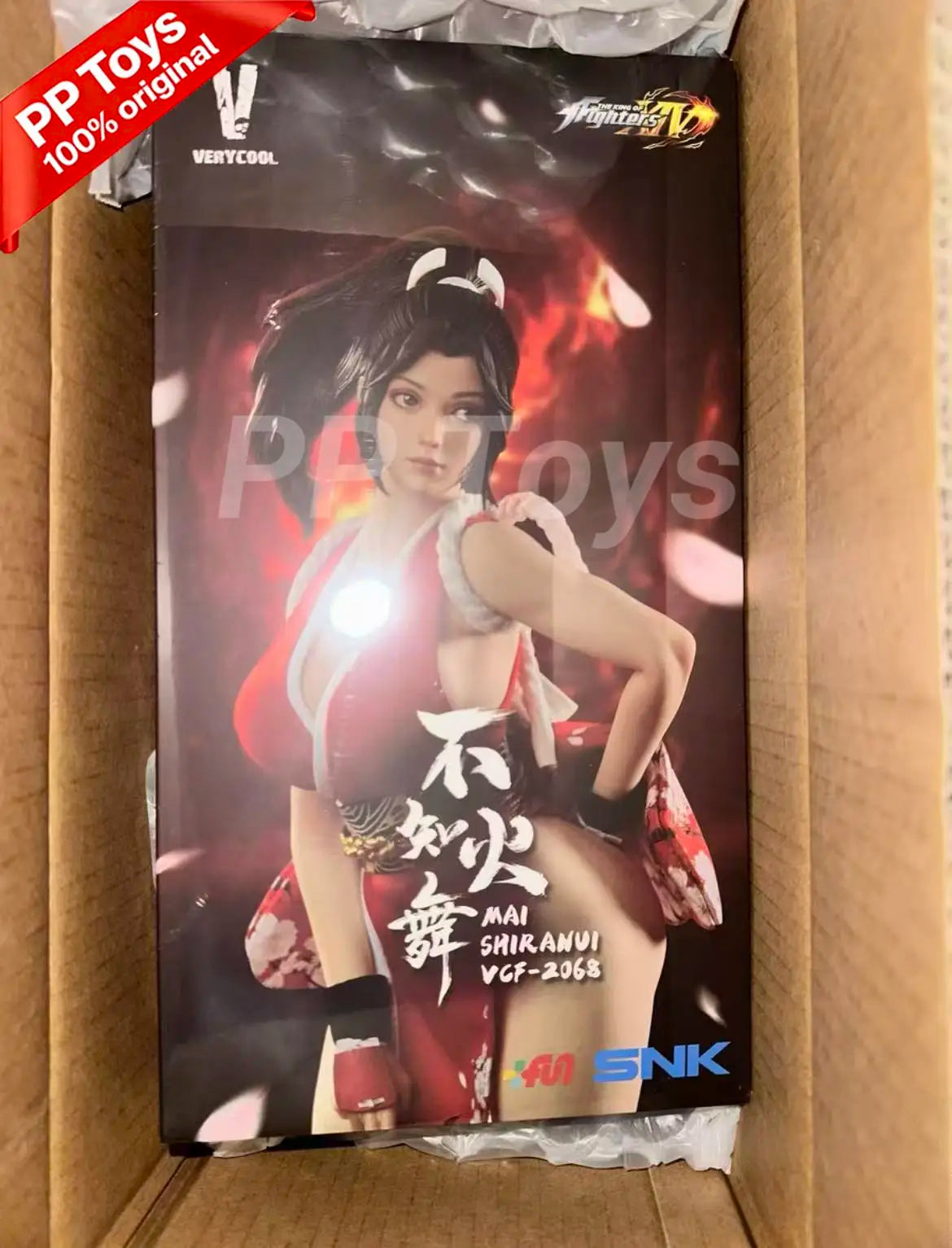 In Stock VERYCOOL VCF-2068 1/6 Mai Shiranui Silicone Action Figure 12'' Movable Eyes Female Soldier Figure Model Full Set Toy