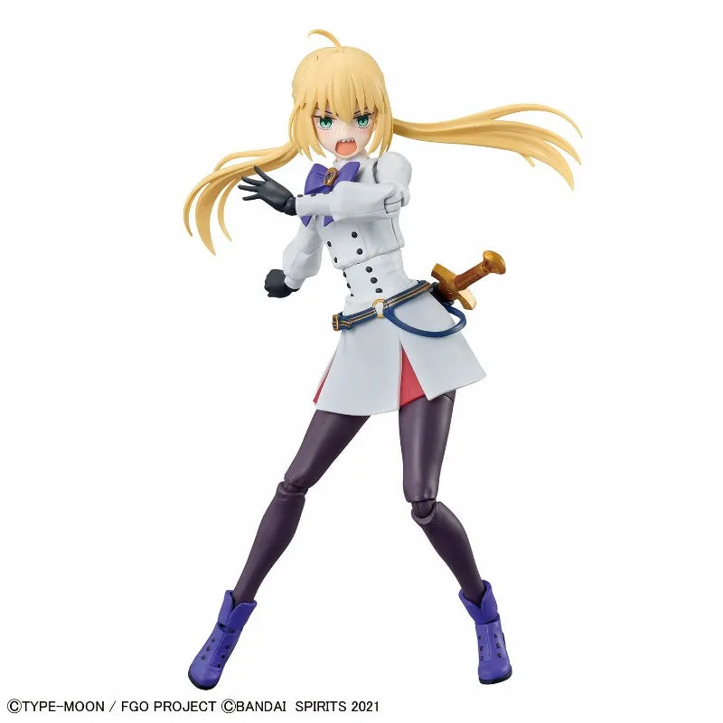 Original Genuine Bandai Anime 30MS Fate/Grand Order Caster/Altria Caster Assembly Model Toys Action Figure Gifts Collectible Kid